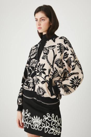 Kardigán Medicine čierna farba, ľahké