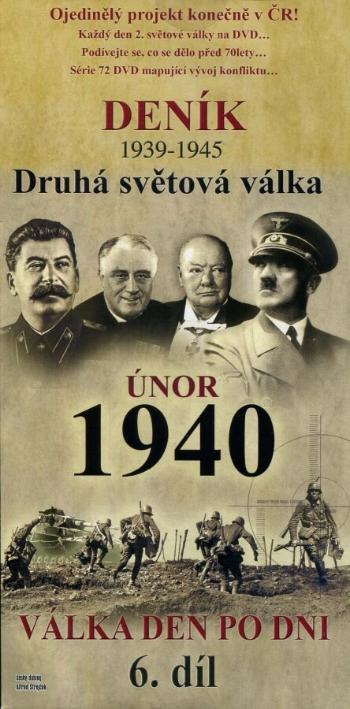 Deník 2. světové války (6. díl) - únor 1940 (DVD) (papírový obal)