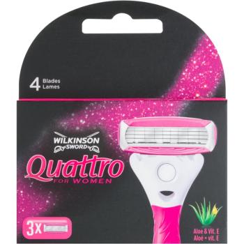 Wilkinson Sword Quattro for Women Aloe & Vit. E náhradní břity 3 ks