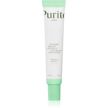 Purito Wonder Releaf Centella Eye Cream Unscented lehký oční krém proti otokům a tmavým kruhům 30 ml