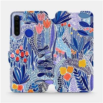 Flip pouzdro na mobil Xiaomi Redmi Note 8T - MP03P Modrá květena (5903516765386)