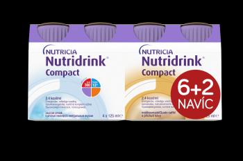 Nutridrink Compact 6+2 s příchutí neutral-káva 8x125 ml