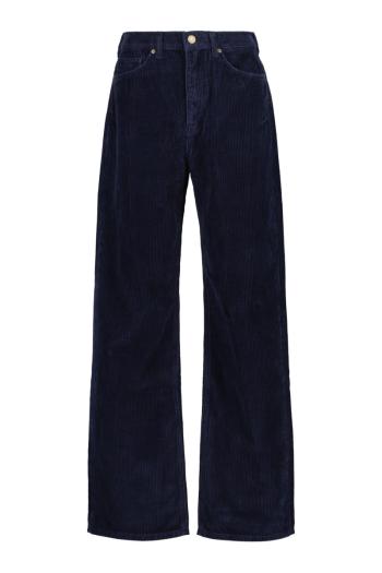 KALHOTY GANT WIDE FIT CORD PANTS EVENING BLUE