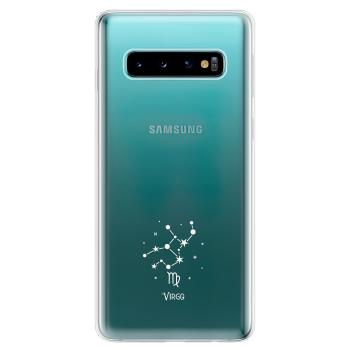 Odolné silikonové pouzdro iSaprio - čiré - Panna - Samsung Galaxy S10