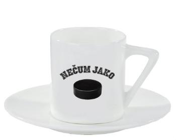 Espresso hrnek s podšálkem 100ml Nečum jako puk