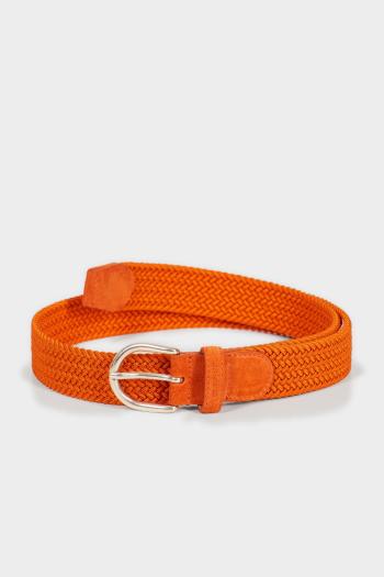 OPASEK GANT ELASTIC BRAID BELT APRICOT ORANGE