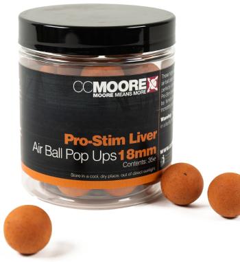 Cc moore plovoucí boilie pro-stim liver air ball pop ups - 18 mm 35 ks