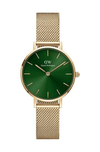 Hodinky Daniel Wellington Petite Emerald 28 zlatá barva