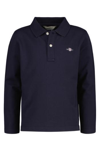 PÓLÓ GANT SHIELD LS PIQUE EVENING BLUE