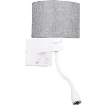 LED Nástěnné svítidlo POLO 1xE27/40W+LED/2W 230V bílá (117788)