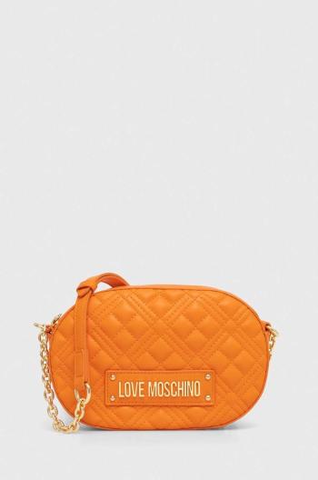 Kabelka Love Moschino oranžová barva, JC4207PP0CKA0