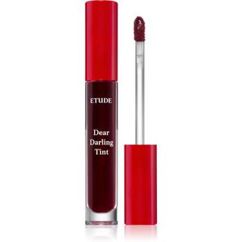 ETUDE Dear Darling Water Gel Tint barva na rty s gelovou texturou odstín #07 PK002 (Plum Red) 5 g