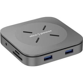 AlzaPower Metal USB-C Dock Cube 7in1 WF vesmírně šedá (APW-HCAC7PDY)