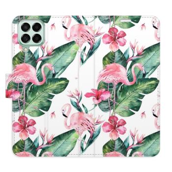 Flipové pouzdro iSaprio - Flamingos Pattern - Samsung Galaxy M53 5G