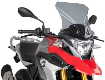 Motor plexi PUIG TOURING füstszínű, BMW G 310 GS (2017-2019) modellekhez