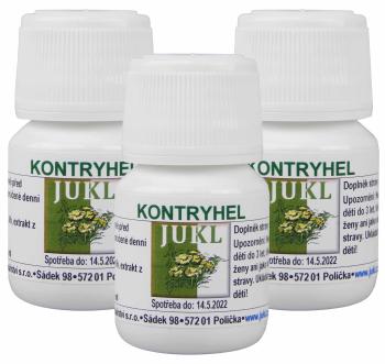 Bylinářství-kořenářství JUKL Tinktura Kontryhel 30 ml 3 balení: 3x 30 ml