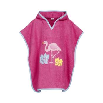 Playshoes Froté pončo flamingo pink