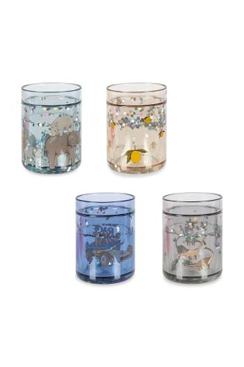 Sada pohárov Konges Sløjd 4 PACK GLITTER CUPS 4-pak KS103196