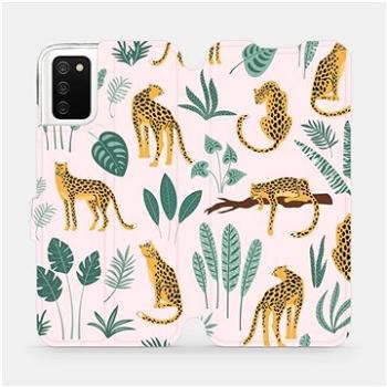 Flip pouzdro na mobil Samsung Galaxy A02S - MP07S Leopardi (5903516786046)