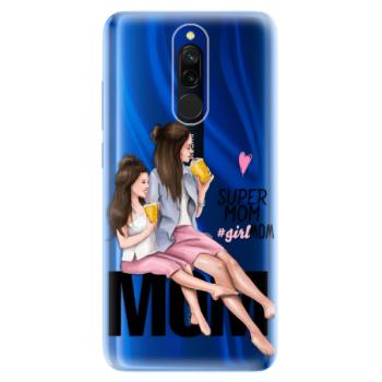 Odolné silikonové pouzdro iSaprio - Milk Shake - Brunette - Xiaomi Redmi 8