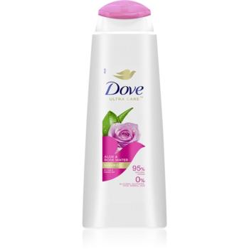 Dove Aloe & Rose Water šampon pro hydrataci a lesk 400 ml