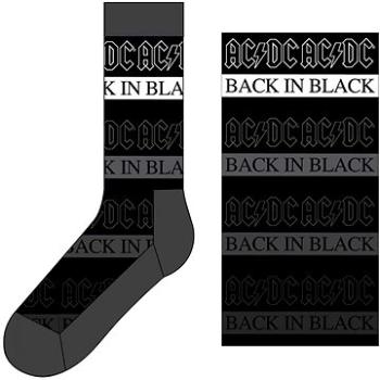 AC/DC - Back In Black unisex černé - ponožky (5056368671203)