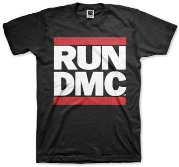 Run DMC Tričko Logo Unisex Black XL