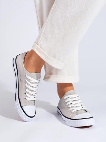 Adidași trendy pentru femei gri fără toc