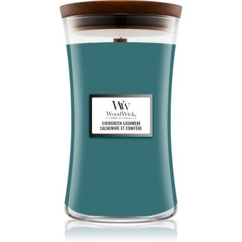 Woodwick Evergreen Cashmere vonná svíčka 610 g