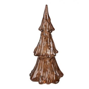 Bronzový svítící vánoční stromek Led Tree M - Ø 12*24 cm 6PR4364