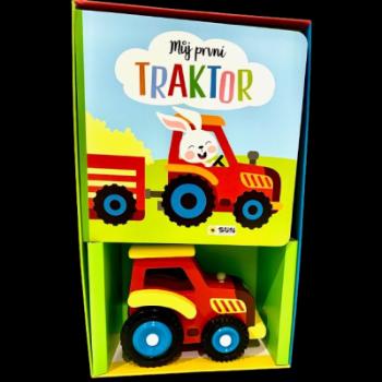 Můj první Traktor - Kniha a hračka - Dárokový box