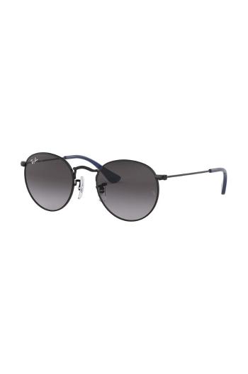 Dětské sluneční brýle Ray-Ban JUNIOR ROUND černá barva, 0RJ9547S