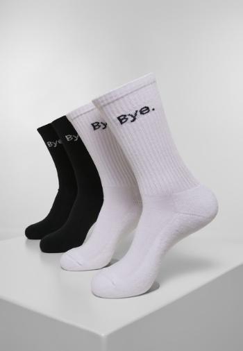 Mr. Tee HI - Bye Socks 4-Pack black/white - 47–50