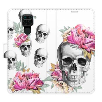 Flipové pouzdro iSaprio - Crazy Skull - Xiaomi Redmi Note 9