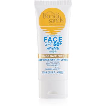 Bondi Sands SPF 50+ Face Fragrance Free opalovací krém na obličej bez parfemace SPF 50+ 75 ml