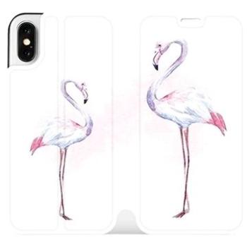 Flipové pouzdro na mobil Apple iPhone X - M005S Plameňáci (5903226028139)