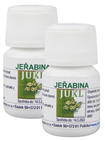 Bylinářství-kořenářství JUKL Tinktura Jeřabina 30 ml 2 balení: 2x 30 ml