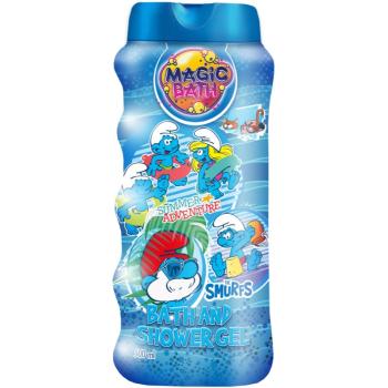 The Smurfs Magic Bath Bath & Shower Gel sprchový a koupelový gel pro děti 500 ml