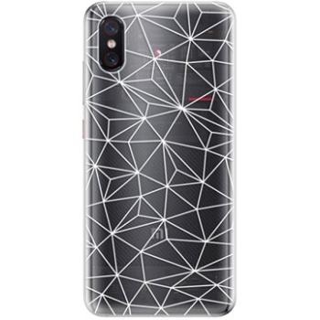 iSaprio Abstract Triangles 03 - white pro Xiaomi Mi 8 Pro (trian03w-TPU-Mi8pro)