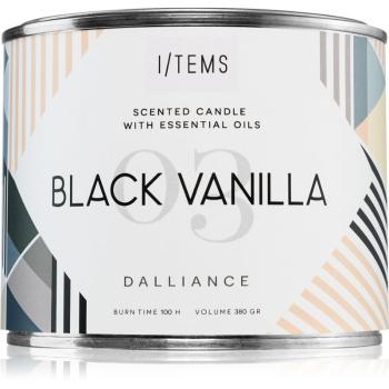 I/TEMS Essential Outdoor Black Vanilla venkovní svíčka 380 g