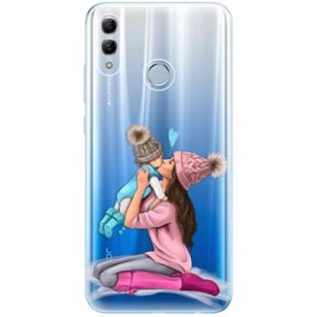 iSaprio Kissing Mom - Brunette and Boy pro Honor 10 Lite (kmbruboy-TPU-Hon10lite)