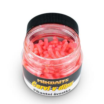 Mikbaits Červi v dipu 50ml - Pikantní švestka