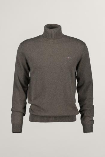 ROLÁK GANT CTN/WO ROLLNECK DARK HAZELNUT MELANGE