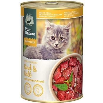 Pure Nature Cat Junior konzerva Hovězí a Telecí 400g (RD-PNCJ00400BV-5806-CS)