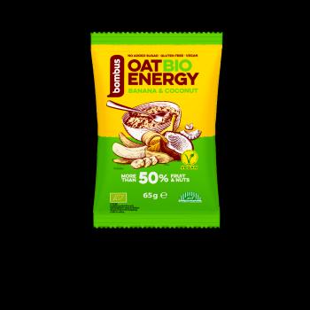 Bombus Oat Energy Banana & coconut BIO ovesná kaše 65 g