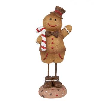 Vánoční dekorace Perníček Gingerbread Man - 10*8*23 cm 6PR4271