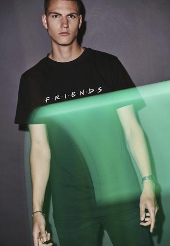 Mr. Tee Friends Logo Tee black - XXL