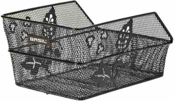 Basil Cento Flower S Bicycle Basket Rear Košík na kolo Black S