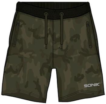 Sonik kraťasy camo fleece shorts - m