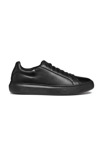 Kožené sneakers boty Geox U DEIVEN černá barva, U455WD 00047 C9997